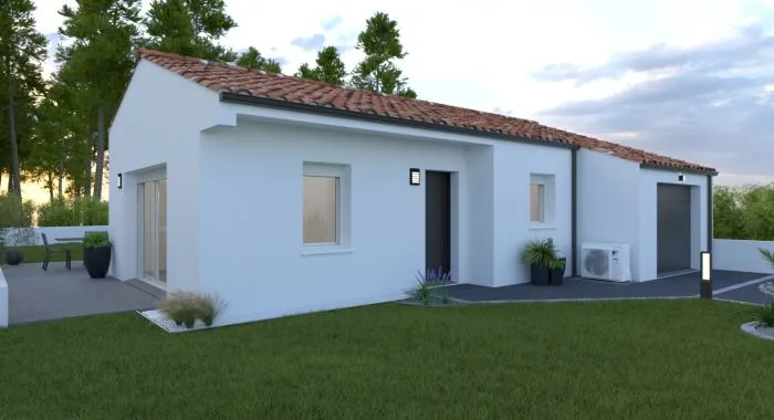 image de Projet de construction d'une maison 92 m² avec terrain à COMMEQUIERS (85)