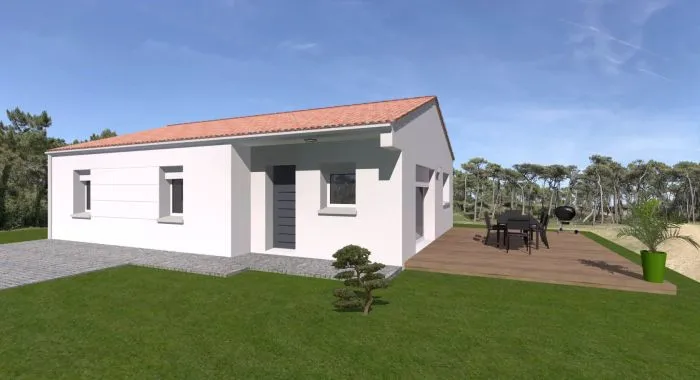 image de Projet de construction d'une maison 85 m² avec terrain à L'AIGUILLON-SUR-VIE (85)
