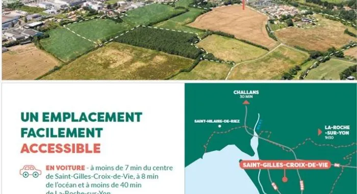 image de Terrain à bâtir de 204 m² à SAINT-GILLES-CROIX-DE-VIE (85)