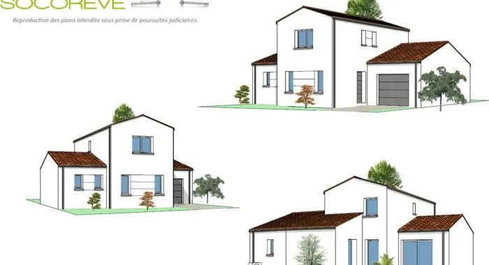 image de Projet de construction d'une maison 103 m² avec terrain à SAINT-HILAIRE-DE-RIEZ (85)